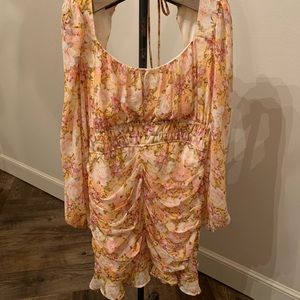 Astr ruched dress